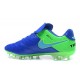 Nike 2016 Scarpette Calcetto Tiempo Legend 6 FG Pelle di Canguro ACC Blu Verde