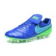 Nike 2016 Scarpette Calcetto Tiempo Legend 6 FG Pelle di Canguro ACC Blu Verde