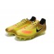 Scarpe da Calcetto Nuovo 2016 Nike Magista Opus II FG ACC Oro Giallo Nero