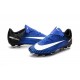 Scarpe Calcio Nuove Nike Mercurial Vapor XI FG ACC Blu Nero Bianco