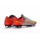 Scarpe Calcio Nuove Nike Mercurial Vapor XI FG ACC Rosso Metallico Giallo