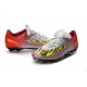 Scarpe Calcio Nuove Nike Mercurial Vapor XI FG ACC Rosso Metallico Giallo