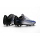 Scarpe Calcio Nuove Nike Mercurial Vapor XI FG ACC Bianco Nero Blu