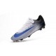 Scarpe Calcio Nuove Nike Mercurial Vapor XI FG ACC Bianco Nero Blu