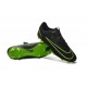 Nike Mercurial Vapor XI FG 2016 Scarpini da Calcio Nero Verde