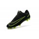 Nike Mercurial Vapor XI FG 2016 Scarpini da Calcio Nero Verde