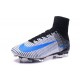 Nike Scarpa da Calcetto Nuove Mercurial Superfly 5 FG Bianco Nero Blu