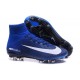 Nike Scarpa da Calcetto Nuove Mercurial Superfly 5 FG Blu Bianco