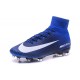 Nike Scarpa da Calcetto Nuove Mercurial Superfly 5 FG Blu Bianco