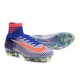 Nike Scarpa da Calcetto Nuove Spark Brilliance Mercurial Superfly 5 FG Bianco Blu Arancio