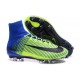 Nike Scarpa da Calcetto Nuove Mercurial Superfly 5 FG Verde Blu Nero