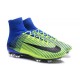 Nike Scarpa da Calcetto Nuove Mercurial Superfly 5 FG Verde Blu Nero