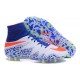 Scarpa da Calcetto Nuovo Nike Hypervenom Phantom 2 FG ACC Bianco Blu Rosso