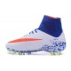 Scarpa da Calcetto Nuovo Nike Hypervenom Phantom 2 FG ACC Bianco Blu Rosso