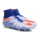 Scarpa da Calcetto Nuovo Nike Hypervenom Phantom 2 FG ACC Bianco Blu Rosso