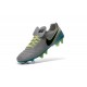 Nike 2016 Scarpette Calcetto Tiempo Legend 6 FG Pelle di Canguro ACC Bianco Blu Nero