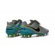 Nike 2016 Scarpette Calcetto Tiempo Legend 6 FG Pelle di Canguro ACC Bianco Blu Nero