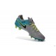 Nike 2016 Scarpette Calcetto Tiempo Legend 6 FG Pelle di Canguro ACC Bianco Blu Nero