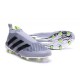 Scarpe da Calcio Nuovo 2016 adidas Ace16+ Purecontrol FG/AG Metallico Nero