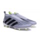 Scarpe da Calcio Nuovo 2016 adidas Ace16+ Purecontrol FG/AG Metallico Nero