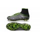 Scarpa da Calcio Nuovo Nike Hypervenom Phantom 2 FG ACC Platino Puro Nero Verde