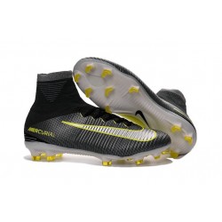 Scarpa da Calcio Nike 2016 Mercurial Superfly V FG ACC Nero Giallo Bianco