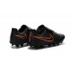 Scarpe da Calcetto Nuovo 2016 Nike Magista Opus II FG ACC Nero Rosso