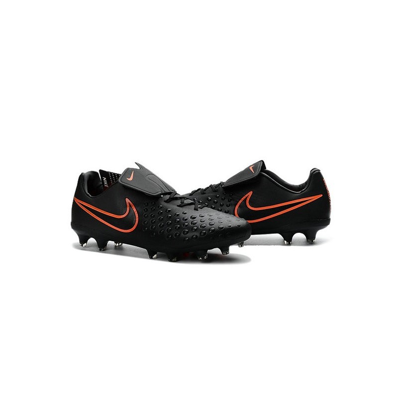 Scarpe da Calcetto Nuovo 2016 Nike Magista Opus II FG ACC Nero Rosso