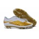 Scarpe Calcio Nike Hypervenom Phantom FG ACC Uomo Bianco Oro