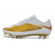 Scarpe Calcio Nike Hypervenom Phantom FG ACC Uomo Bianco Oro