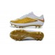 Scarpe Calcio Nike Hypervenom Phantom FG ACC Uomo Bianco Oro