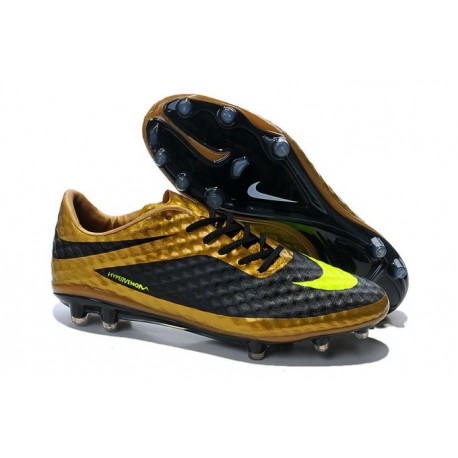 Scarpe Calcio Nike Hypervenom Phantom FG ACC Uomo Nero Volt Oro