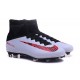 Scarpa da Calcio Nike 2016 Mercurial Superfly V FG ACC Bianco Rosso