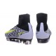 Scarpa da Calcio Nike 2016 Mercurial Superfly V FG ACC Bianco Nero Giallo