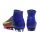 Nike Mercurial Superfly 5 FG Nuove Scarpe Calcio Blu Verde Arancio