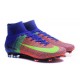 Nike Mercurial Superfly 5 FG Nuove Scarpe Calcio Blu Verde Arancio