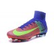 Nike Mercurial Superfly 5 FG Nuove Scarpe Calcio Blu Verde Arancio