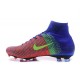 Nike Mercurial Superfly 5 FG Nuove Scarpe Calcio Blu Verde Arancio