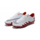 Calcio Scarpe Nike Hypervenom Phinish Neymar x Jordan FG Bianco Rosso