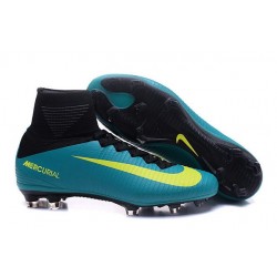 Nike Mercurial Superfly 5 FG Nuove Scarpe Calcio Blu Giallo