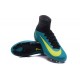 Nike Mercurial Superfly 5 FG Nuove Scarpe Calcio Blu Giallo