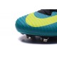 Nike Mercurial Superfly 5 FG Nuove Scarpe Calcio Blu Giallo