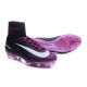 Nike Mercurial Superfly 5 FG Nuove Scarpe Calcio Viola Nero Bianco