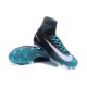 Nike Mercurial Superfly 5 FG Nuove Scarpe Calcio Nero Blu Bianco