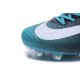 Nike Mercurial Superfly 5 FG Nuove Scarpe Calcio Nero Blu Bianco