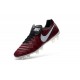 Nike 2016 Scarpette Calcetto Tiempo Legend 6 FG Pelle di Canguro ACC Rosso Bianco 