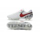 Nike 2016 Scarpette Calcetto Tiempo Legend 6 FG Pelle di Canguro ACC Bianco Rosso