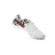 Nike 2016 Scarpette Calcetto Tiempo Legend 6 FG Pelle di Canguro ACC Bianco Rosso