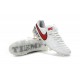 Nike 2016 Scarpette Calcetto Tiempo Legend 6 FG Pelle di Canguro ACC Bianco Rosso