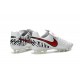 Nike 2016 Scarpette Calcetto Tiempo Legend 6 FG Pelle di Canguro ACC Bianco Rosso